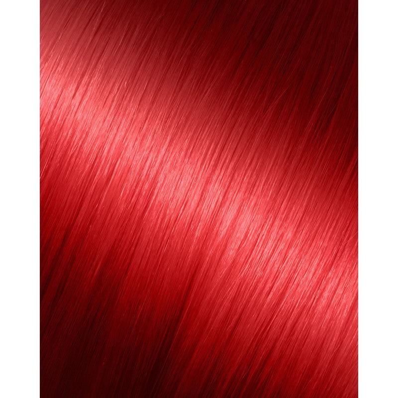 VIP Extensions Babe Tape Extensions 18" 100% Human Hair Straight 10 Pieces Tape-In Hair Extensions Dark Red RED VICTORIA
