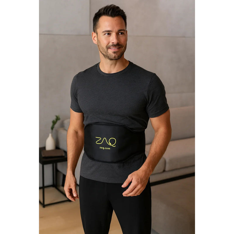 ZAQ Skin & Body REVA Multifunctional Infrared Heat, PEMF  Belt for Enhanced Wellness and Relaxation Light Slate Gray