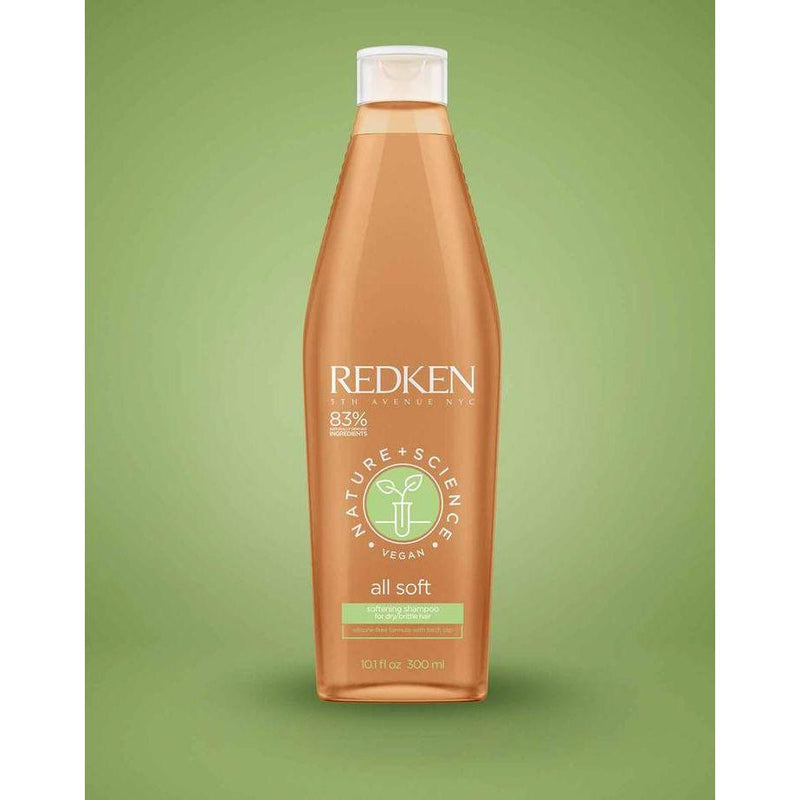 Redken Redken Nature + Science All Soft Shampoo - 10.1 oz Shampoo Dark Khaki