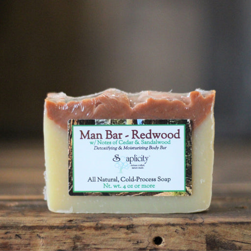 Soaplicity Redwood Soap Man Bar Soap Bar Dim Gray Default Title