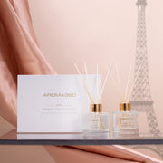 Aroma360 Paris Collection Reed Diffuser Duo Paris Collection Misty Rose Dream On,Escapade,Chandelier,My Way,24K Magic