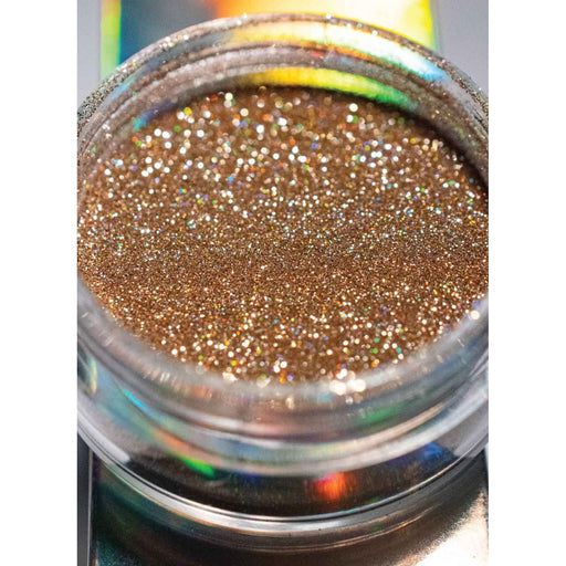 UberChic Beauty Reflective Holo Glitter: Crown Me Powder Dim Gray