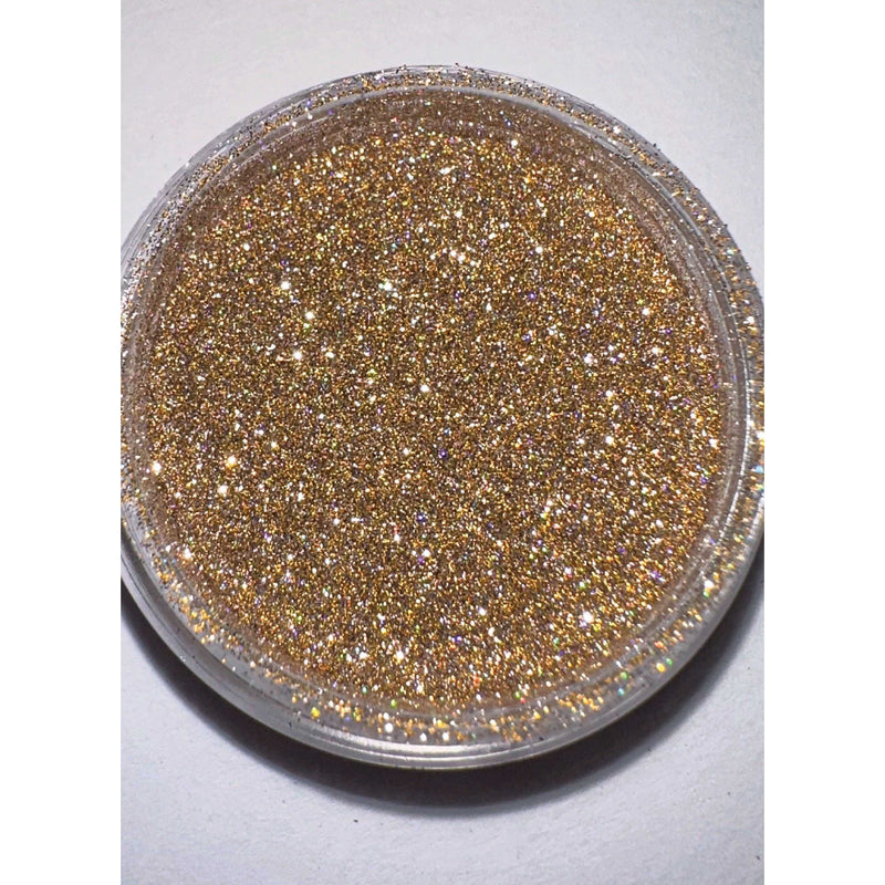 UberChic Beauty Reflective Holo Glitter: Crown Me Powder Dark Olive Green