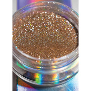 UberChic Beauty Reflective Holo Glitter: Crown Me Powder Dim Gray