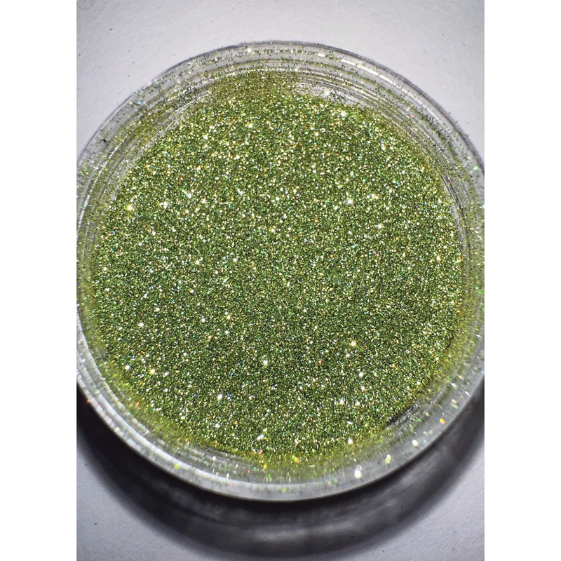 UberChic Beauty Reflective Holo Glitter: Feeling Lime Powder Dim Gray