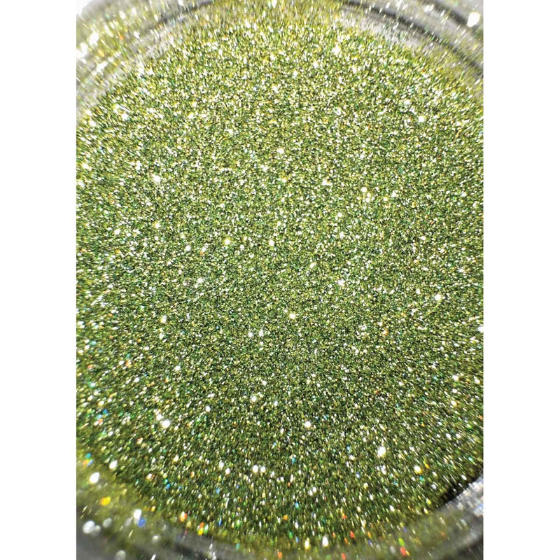 UberChic Beauty Reflective Holo Glitter: Feeling Lime Powder Dim Gray
