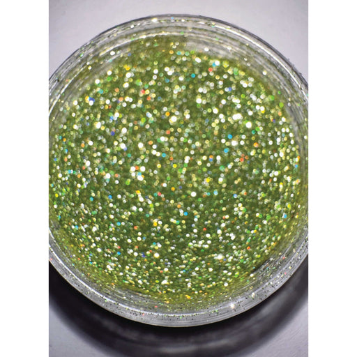 UberChic Beauty Reflective Holo Glitter: Feeling Lime Powder Dim Gray