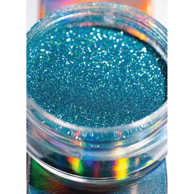 UberChic Beauty Reflective Holo Glitter: Chasing Summer Powder Steel Blue