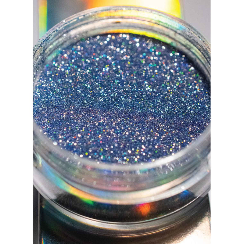 UberChic Beauty Reflective Holo Glitter: You Do Blue Powder Dim Gray