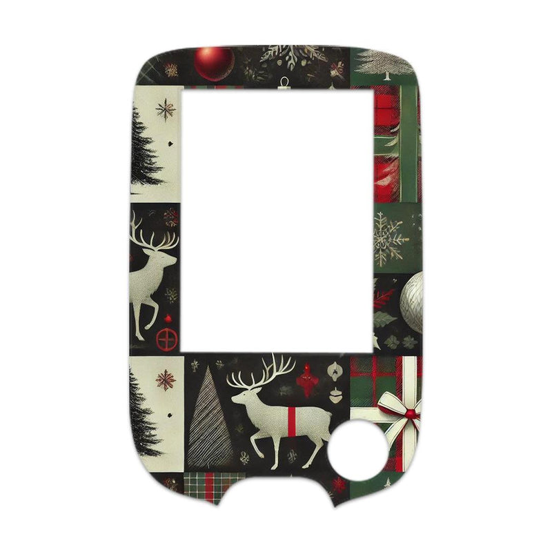 Peelz Reindeer Paper Sticker for Freestyle Libre 2 Peelz/Stickers White Smoke Receiver + Sensor,Sensor Only