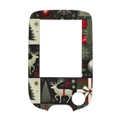 Peelz Reindeer Paper Sticker for Freestyle Libre 2 Peelz/Stickers White Smoke Receiver + Sensor,Sensor Only