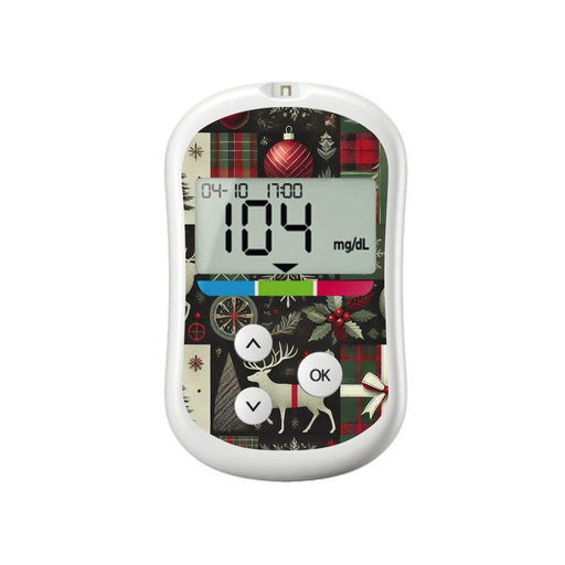 Peelz Reindeer Paper Sticker for OneTouch Verio Flex Glucometer Peelz/Stickers White Smoke
