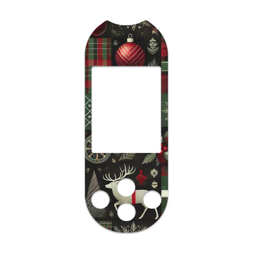 Peelz Reindeer Paper Sticker for OneTouch Verio Reflect Glucometer Peelz/Stickers White Smoke