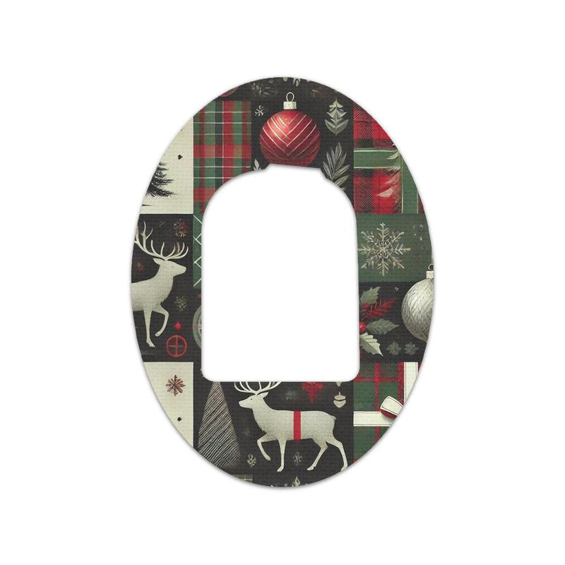 Peelz Reindeer Paper Pod Patch Tape - Pump Peelz Patch Medical Tape White Smoke 12-Pack (Set of 12 Patches),4-Pack (Set of 4 Patches),1-Single (One Patch)