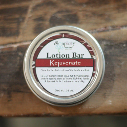 Soaplicity Rejuvenate Lotion Bar with Arnica Oil Lotion Bar Dim Gray Default Title