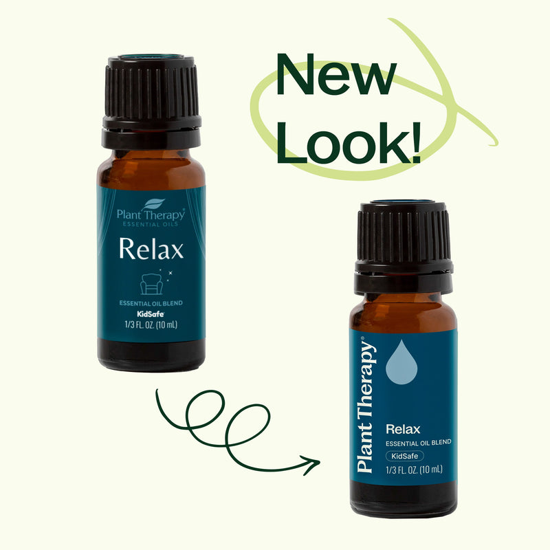 Plant Therapy Relax Essential Oil Blend Pre-Diluted Roll-On Essential Oil Seashell 10 mL