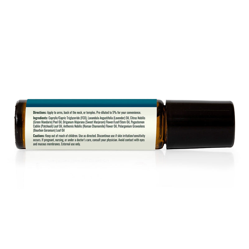 Plant Therapy Relax Essential Oil Blend Pre-Diluted Roll-On Essential Oil Black 10 mL