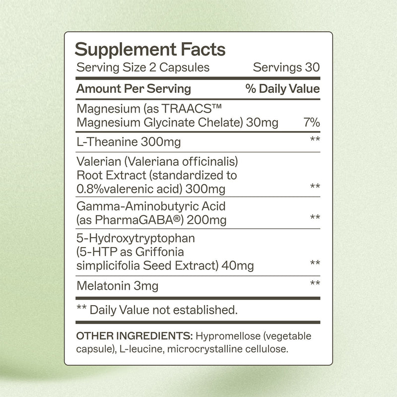AMMD Rest and Restore with Melatonin Supplement White Smoke