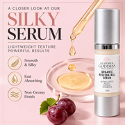 Glimmer Goddess® Organic Skin Care Organic Resveratrol Serum – Instant Firming Serums Misty Rose 1 oz.
