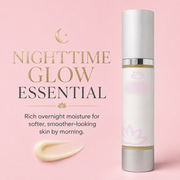 Glimmer Goddess® Organic Skin Care Organic Vitamin A Microcaps Night Cream – Brightening Anti-Aging Treatment Moisturizers Pink