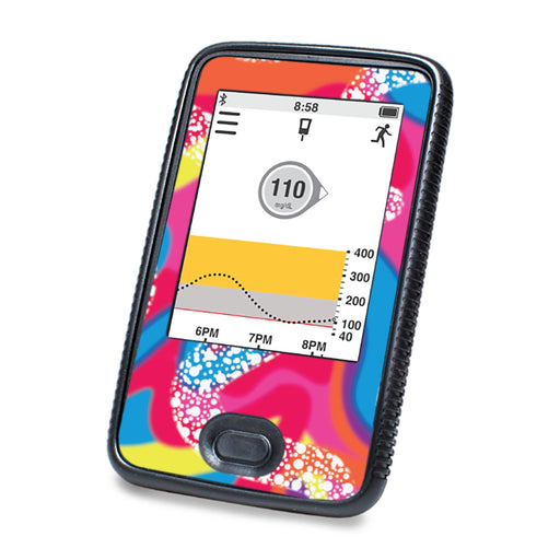 Peelz Retro Malibu DEXCOM G6 Touchscreen Receiver Peelz/Stickers White Smoke