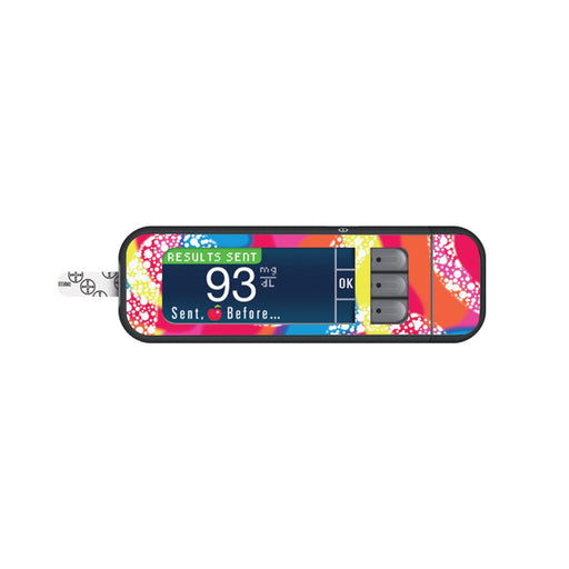 Peelz Retro Malibu Sticker for Bayer Contour Next Glucometer Peelz/Stickers White Smoke