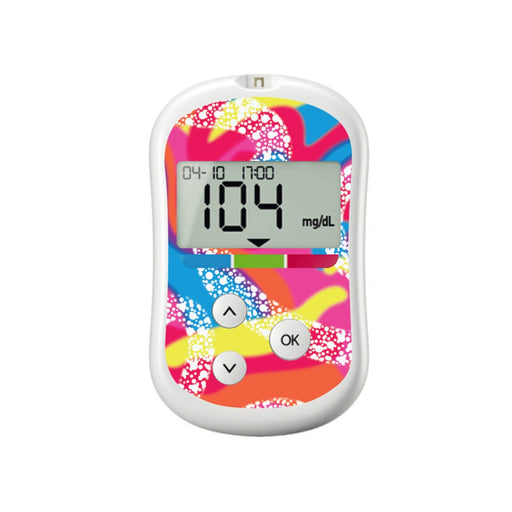 Peelz Retro Malibu for OneTouch Verio Flex Glucometer Peelz/Stickers White Smoke