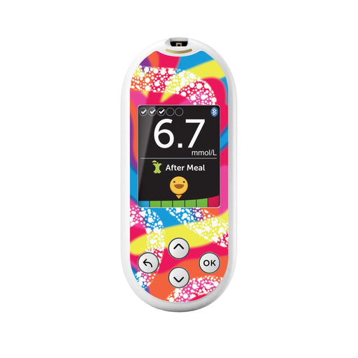 Peelz Retro Malibu for OneTouch Verio Reflect Glucometer Peelz/Stickers White Smoke