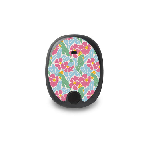 Peelz Retro Parrots Eversense Smart Transmitter Peelz/Stickers White Smoke