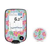 Peelz Retro Parrots Freestyle Libre 2 Peelz/Stickers White Smoke Receiver + Sensor,Sensor Only