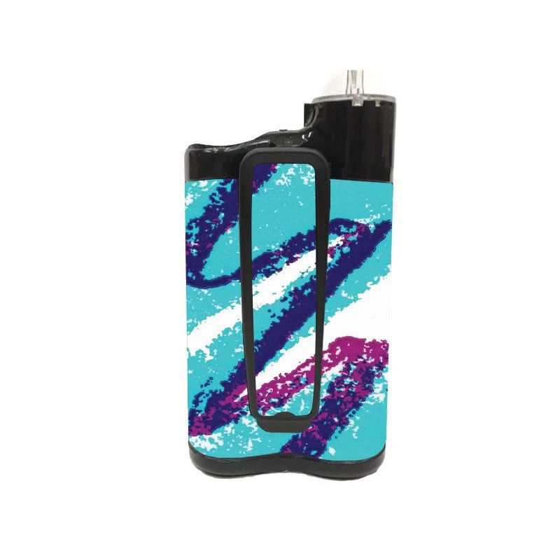 Peelz Retro Quench for Medtronic MiniMed 770G & 780G Peelz/Stickers White Smoke Back and Clip Peelz