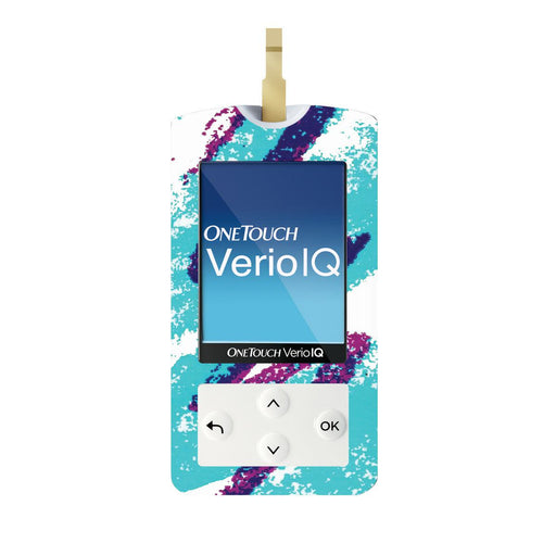Peelz Retro Quench for OneTouch Verio IQ Glucometer Peelz/Stickers White Smoke