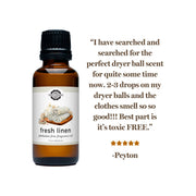 Rustic Strength Fresh Linen Phthalate-Free Fragrance Oil Scenting Oil White Smoke