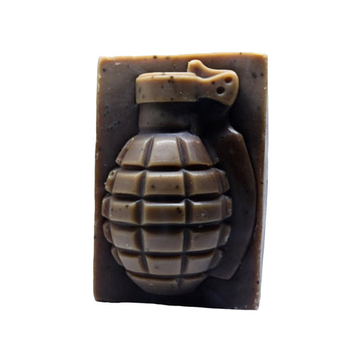 kbarsoapco Reveille Natural Coffee Grenade Soap (Coffee) Dark Slate Gray