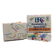 By Robin Creations Confetti! Spearmint & Eucalyptus Natural Artisan Bar Soap Bar Soap Dark Gray 1 Bar,4 Bars