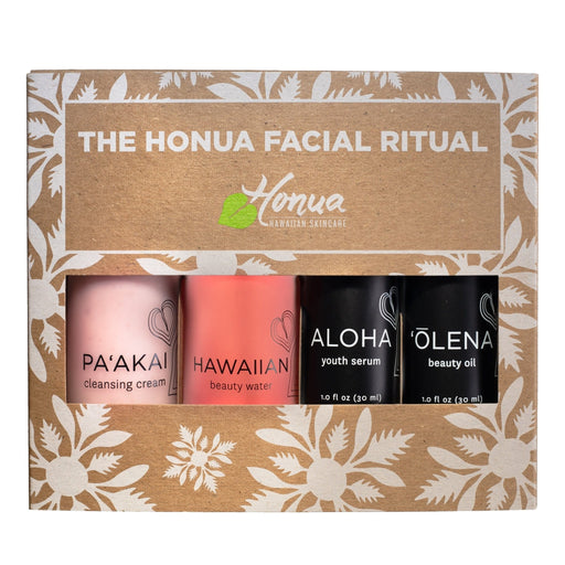 Honua Hawaiian Skincare The Honua Ritual Skincare Routine Rosy Brown
