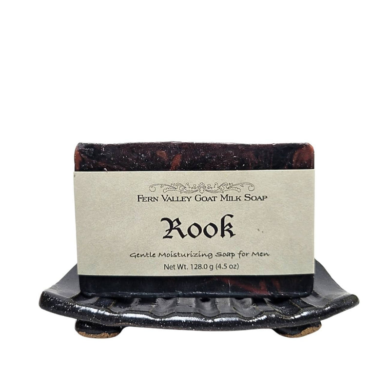 Fern Valley Soap Natural Goat Milk Soap | Moisturizing Soap | Rook - Soap for Men Goat Milk Soap White Smoke