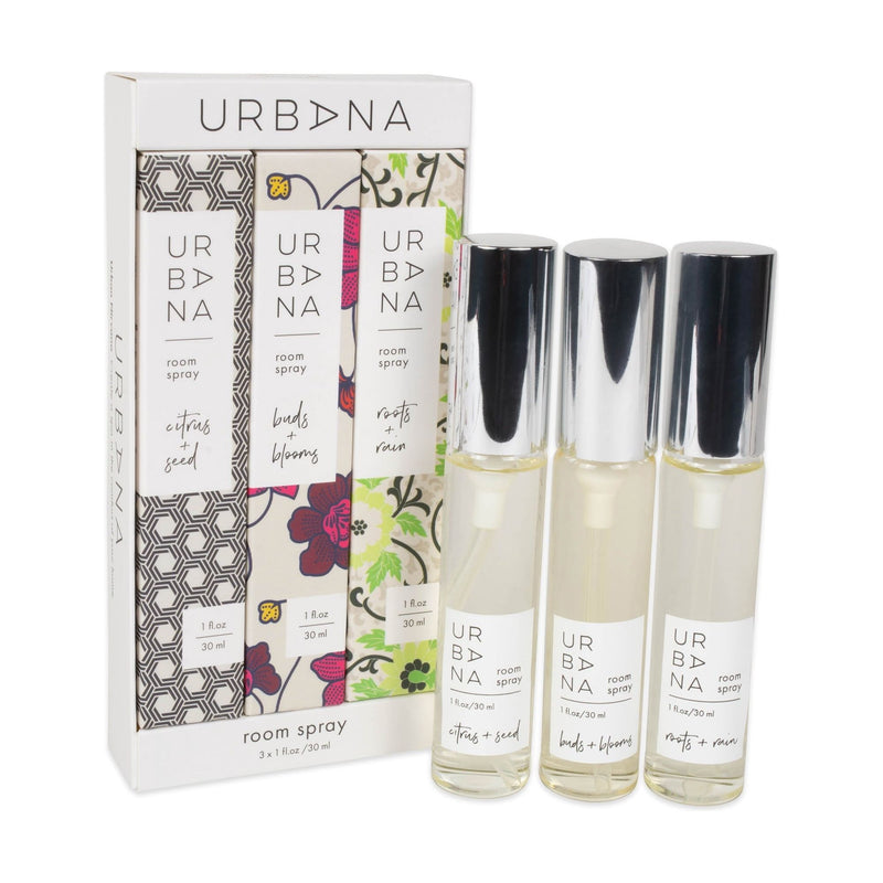 Urbana Urbana Room Sprays Home Collection Set 3x30ml Room Sprays Light Gray
