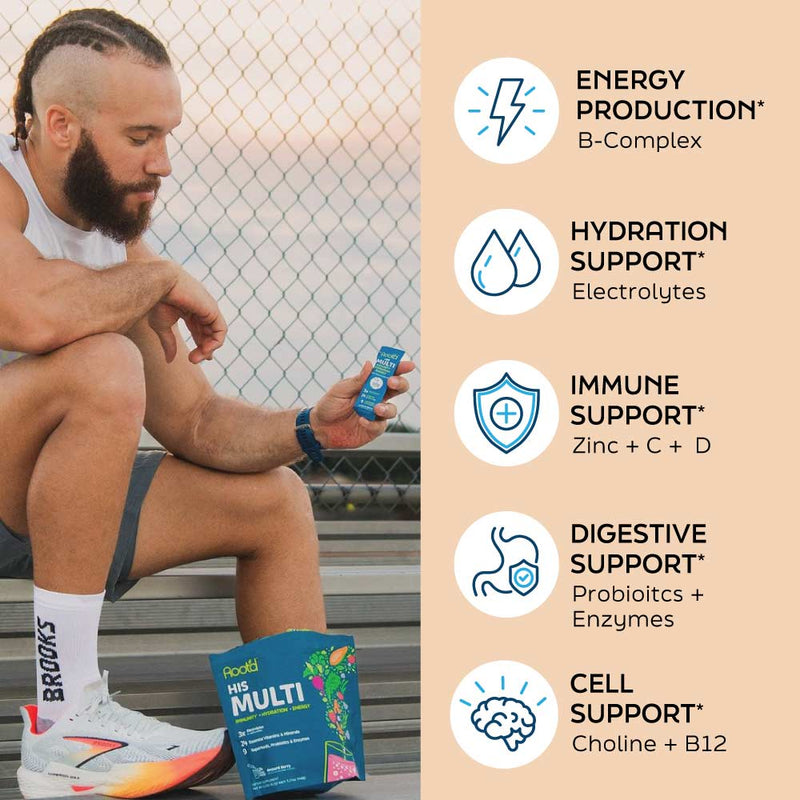 Root'd Advanced Daily Nutrition - Formulated for Men Electrolytes Peach Puff Orchard-Berry / 15 Pack,Orchard-Berry / 30 Pack,Orchard-Berry / 60 Pack,Orchard-Berry / 90 Pack,Bright-Strawberry / 15 Pack,Bright-Strawberry / 30 Pack,Bright-Strawberry / 60 Pack,Bright-Strawberry / 90 Pack