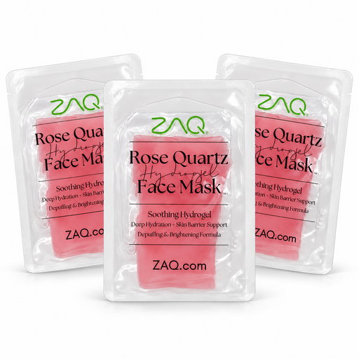 ZAQ Skin & Body Rose Quartz Luxurious Hydrogel Face Mask Face Mask Lavender 3 Pk  (3 Single-use treatments)