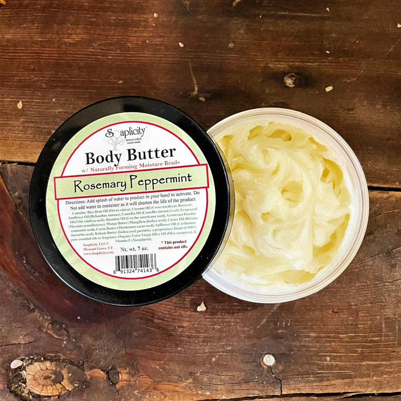 Soaplicity Rosemary Peppermint Body Butter Body Butter Dark Olive Green