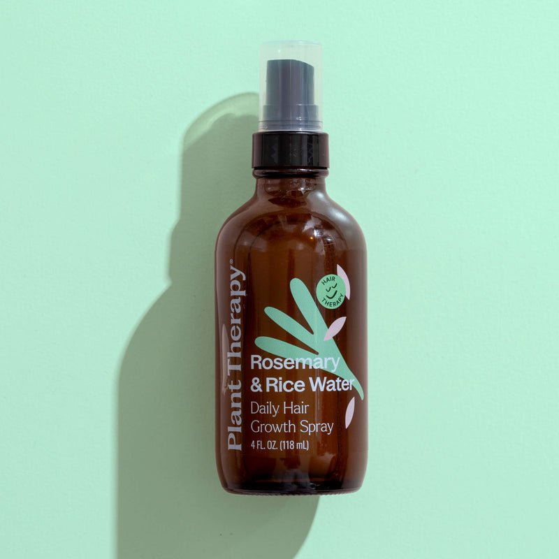 Plant Therapy Rosemary & Rice Water Daily Hair Growth Spray Hair & Skin Care Powder Blue 4 oz