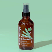 Plant Therapy Rosemary & Rice Water Daily Hair Growth Spray Hair & Skin Care Dark Gray 4 oz