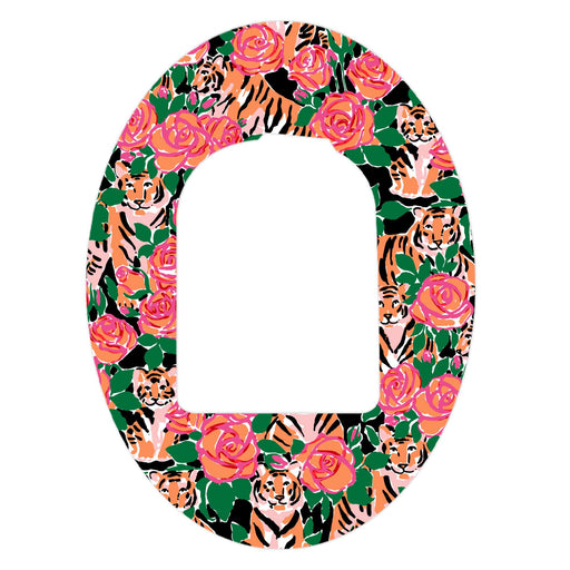 Peelz Rosey Tigers Pod Patch Tape - Pump Peelz Peelz/Stickers White Smoke 12-Pack (Set of 12 Patches),4-Pack (Set of 4 Patches)