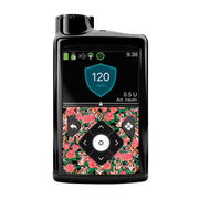 Peelz Rosey Tigers for Medtronic MiniMed 770G & 780G Peelz/Stickers Black Whole System Peelz (front back + clip),Front Peelz,Back and Clip Peelz