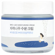 AsiaBeautyMall Round Lab Birch Juice Moisturizing Cream Moisturizer White Smoke