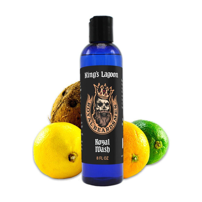 Royal Beardsmen King's Lagoon Royal Wash Beard wash Dark Slate Gray
