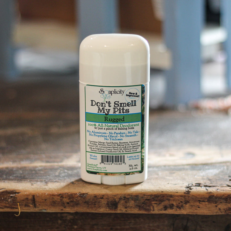 Soaplicity Don't Smell My Pits Natural Deodorant - Rugged Deodorants Dim Gray