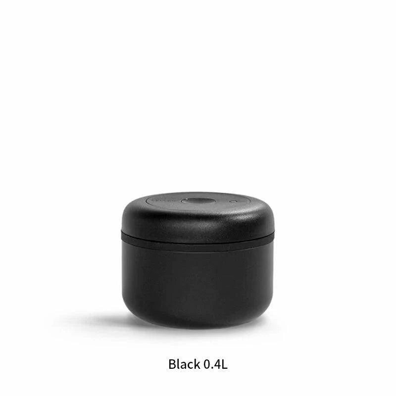 SmartPursue™ Fellow Atmos Airtight Coffee Bean Storage Jar Tank Kitchen Utensils White Smoke Black 0.4L
