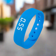 SmartPursue™ LED Digital Smart Bracelet Smart bracelet Light Slate Gray Blue